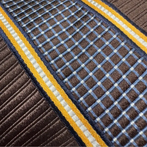 Lot of 6 - Faconnable Luxury Men’s Necktie 100% Silk Made In Italy & France - Picture 8 of 16